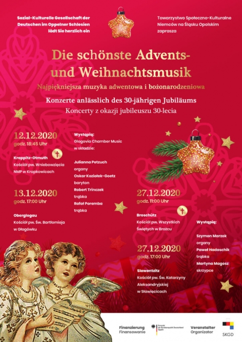 Konzerte zum 30-jährigen Jubiläum der SKGD im Oppelner Schlesien