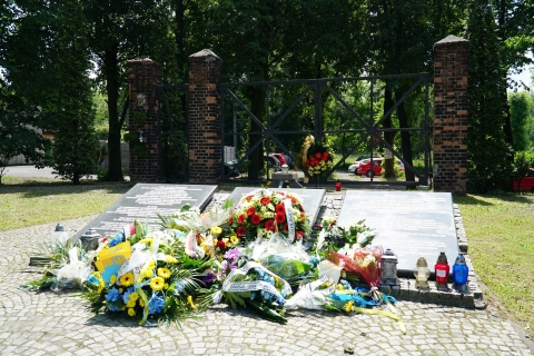 Gedenken an die Opfer des Lagers Zgoda in Schwientochlowitz