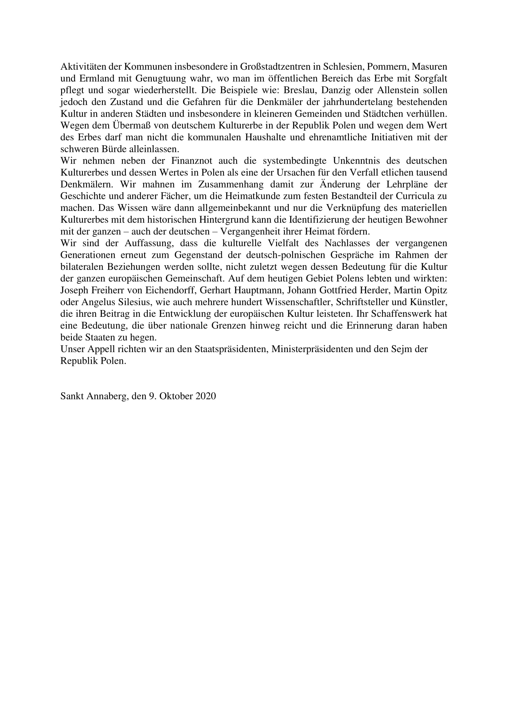 Resolution zum Stand des deutschen Kulturerbes 2 2