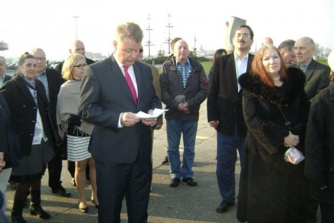 Upamiętnienie 72 rocznicy zatopienia &bdquo;Wilhelma Gustloff&ldquo;, &bdquo;Steuben&ldquo; oraz &bdquo;Goyi&ldquo;