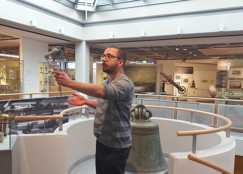 Foto: Online-Führungen neu im Programm des Oberschlesischen Landesmuseums (OSLM) / Oprowadzania online na wystawie w Muzeum Górnośląskim. Foto: OSLM