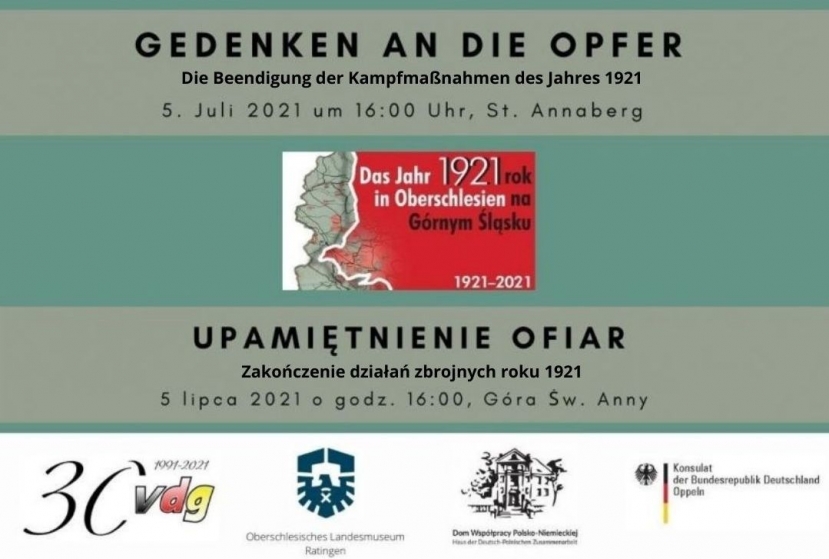 Gedenken an die Opfer des Jahres 1921