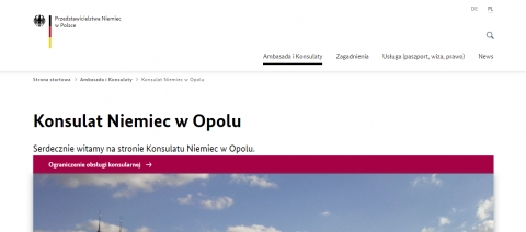 Auskunft mit dem Thema Einschr&auml;nkung der Konsulardienste