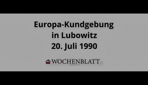 Europakundgebung in Lubowitz 1990