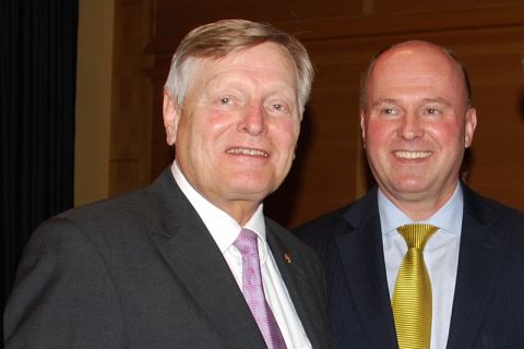 Foto: Helmut Sauer und Hartmut Koschyk