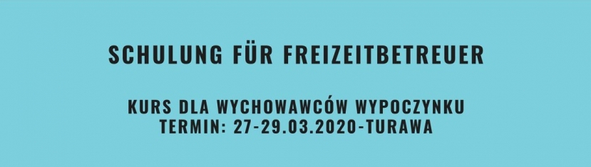 Propozycja szkolenia dla wszystkich, którzy chcą uzyskać uprawnienia wychowawcy wypoczynku
