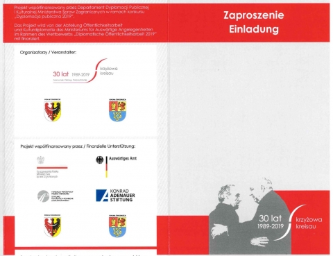 Uroczystości - 30-lecia Mszy Pojednania w Krzyżowej