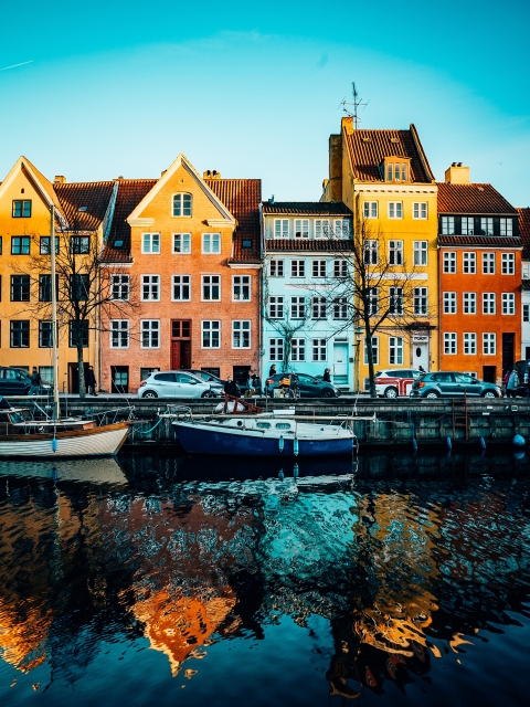 Eine Straße in Kopenhagen / Ulica w Kopenhadze. Foto: Pixabay