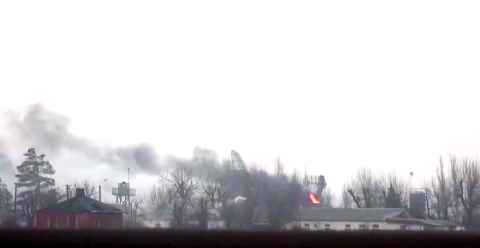 Angriff Russlands auf Ukraine / Atak Rosji na Ukrainę. Quelle / Źródło: FUEN 
