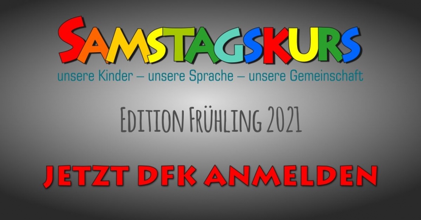 Die Frühlingsedition der Samstagskurse fängt bald an!