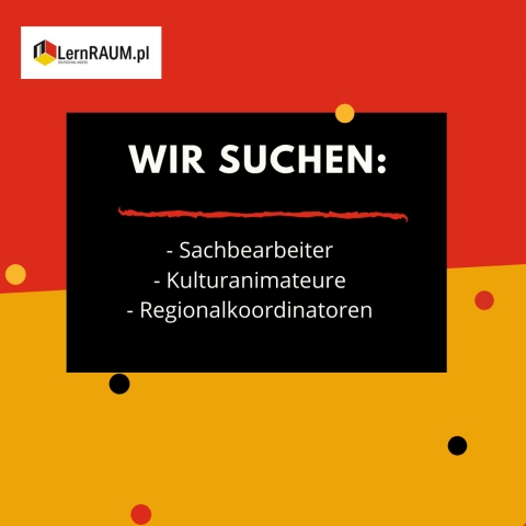 Deutsche Bildungsgesellschaft sucht Mitarbeiter für das Projekt „LernRAUM.pl“
