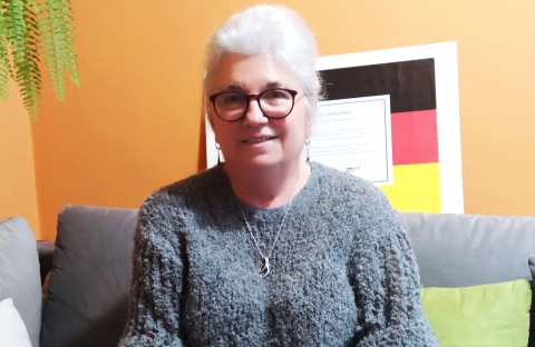 Agnieszka Dłociok, Vorstandsmitglied des Deutschen Freundschaftskreises im Bezirk Schlesien und Zählerin bei der diesjährigen Volkszählung. Foto: privat / Agnieszka Dłociok, członek zarządu DFK w powiecie śląskim i rachmistrzyni w tegorocznym spisie. Zdjęcie: prywatne