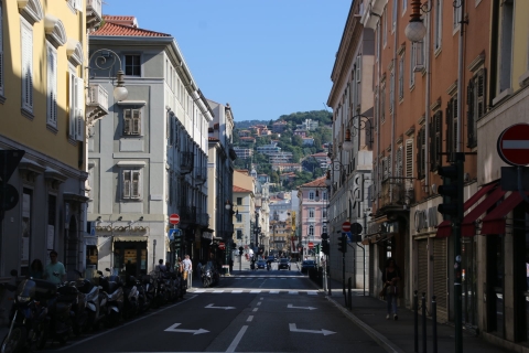 Eine Straße in Triest / Jedna z ulic w Trieście. Foto: Bernard Gaida