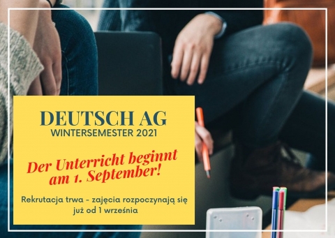 Weitere Edition des Projekts &quot;Deutsch AG&quot; beginnt im September!