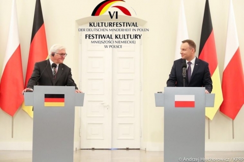 Słowa powitania Prezydenta RP Andrzeja Dudy oraz Prezydenta RFN Franka-Waltera Steinmeiera wygłoszone na VI Festiwalu Kultury Mniejszości Niemieckiej