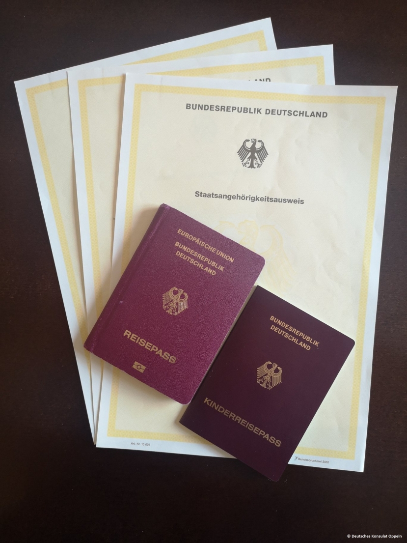 Wichtige Information bez. der deutschen Staatsangehörigkeit!