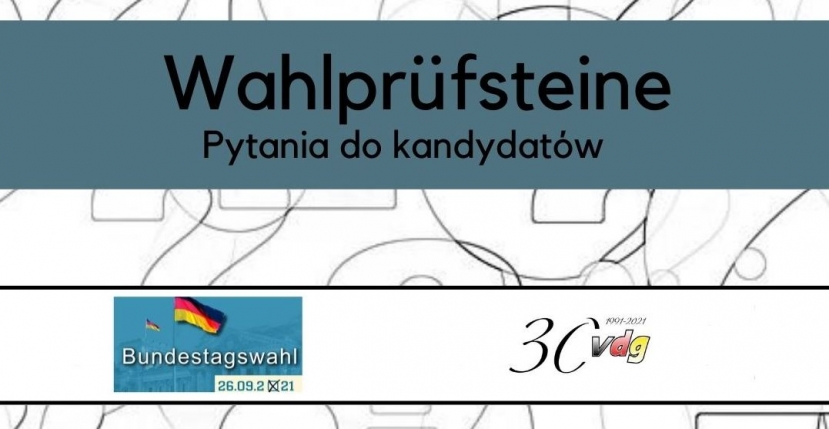 Pytania do kandydatów w wyborach do Bundestagu 2021