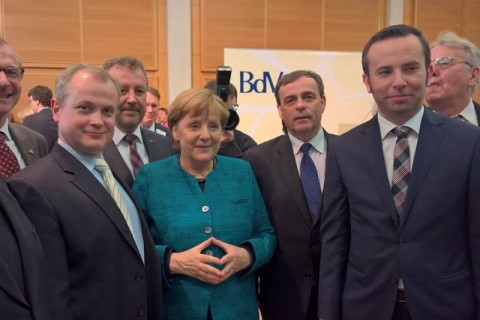 Spotkanie z kanclerz na dorocznym przyjęciu BdV