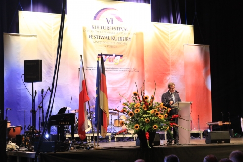 Słowa powitania wygłoszone na VI Festiwalu Kultury Mniejszości Niemieckiej