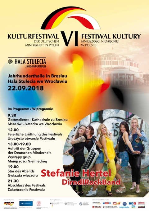Stefanie Hertel zaprasza wszystkich na VI Festiwal Kultury Mniejszości Niemieckiej w Wrocławiu!