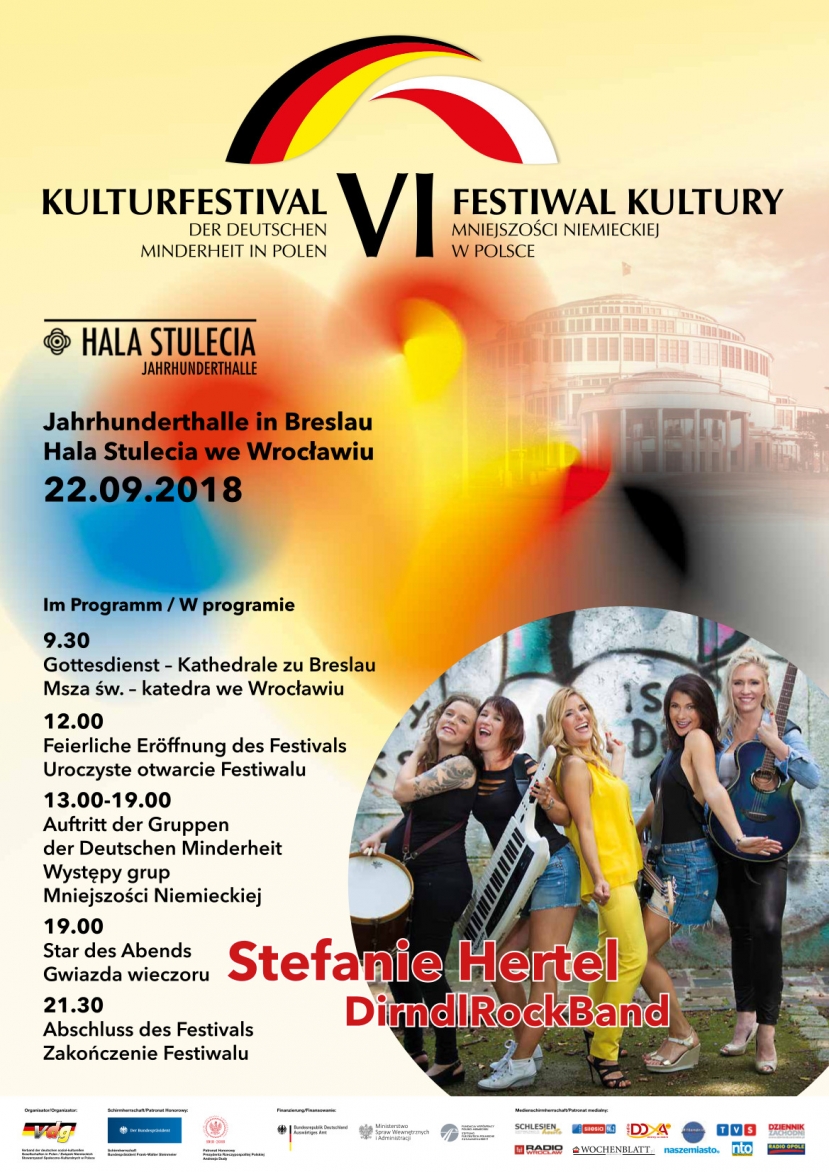 Stefani Hertel lädt alle herzlich zum VI Kulturfestival der Deutschen Minderheit in Breslau