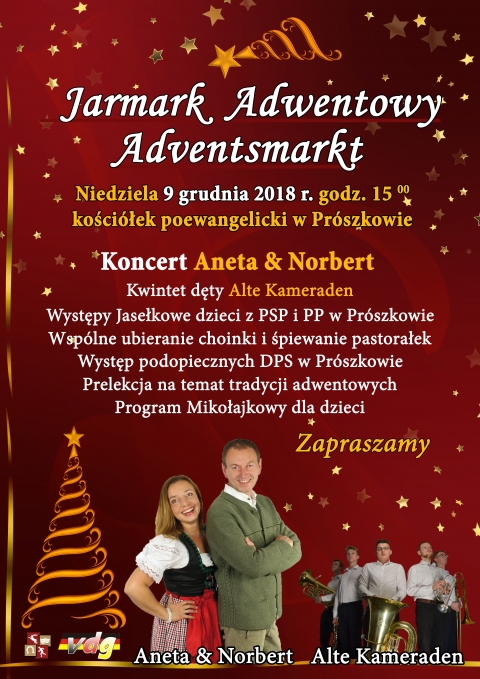 Jarmark Adwentowy oraz koncert Aneta&amp;Norbert!