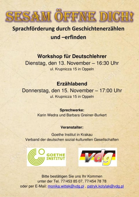 Sesam &ouml;ffne dich! Sprachf&ouml;rderung durch Geschichtenerz&auml;hlen und -erfinden