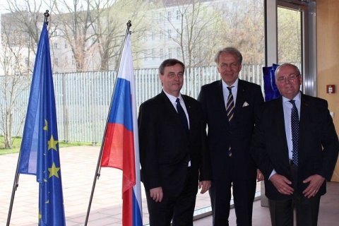 Spotkanie przewodniczącego AGDM  z ambasadorem Słowacji