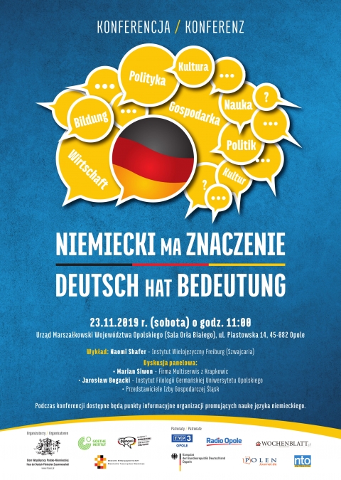 Einladung zur Konferenz Deutsch hat Bedeutung
